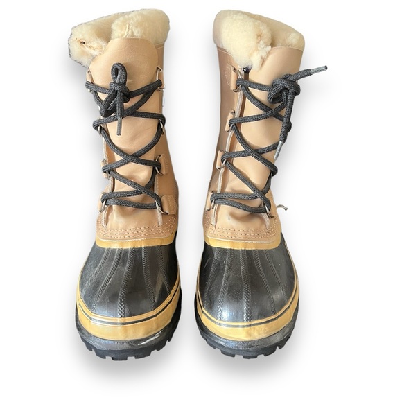 Sorel Kaufman Caribou Winter Boots Men’s Size 8 - Picture 2 of 11